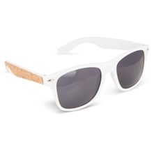 Justin RPC-Sonnenbrille mit Korkeinlage UV400 (Weiss) (Art.-Nr. CA162064)
