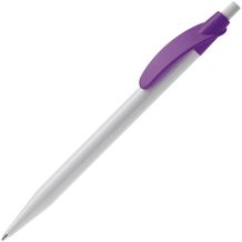 Kugelschreiber Cosmo Hardcolour (Weiss / Purple) (Art.-Nr. CA173009)