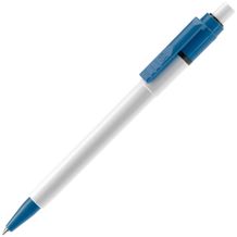 Kugelschreiber Baron Colour Hardcolour (Weiss / hellblau) (Art.-Nr. CA177438)