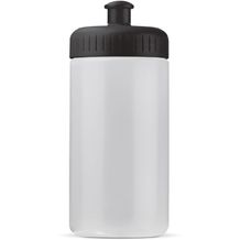 Sportflasche auf Biobasis 500ml basic (transparent schwarz) (Art.-Nr. CA177869)