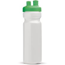 Trinkflasche mit Zerstäuber 750ml (weiß / grün) (Art.-Nr. CA179982)