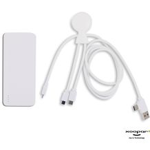 2099 | Xoopar Mr. Bio Smart Charging cable with NFC (Weiss) (Art.-Nr. CA185015)