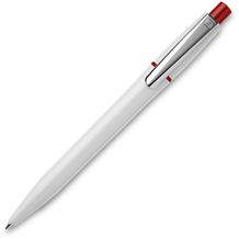 Kugelschreiber Semyr hardcolour (weiß / rot) (Art.-Nr. CA210293)
