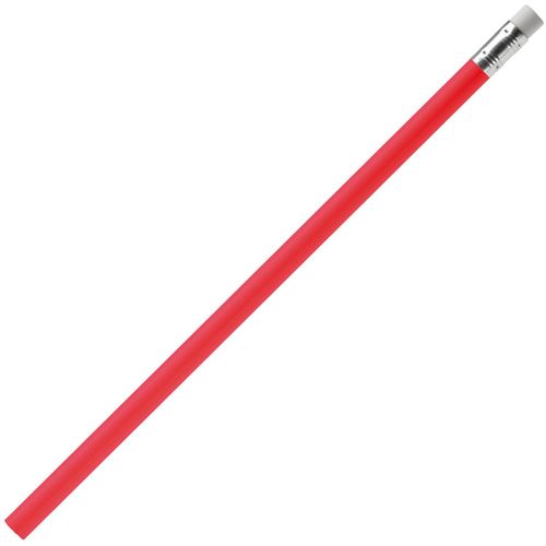 Bleistift mit Radiergummi (Art.-Nr. CA216996) - Runder Bleistift mit Radiergummi, nicht...