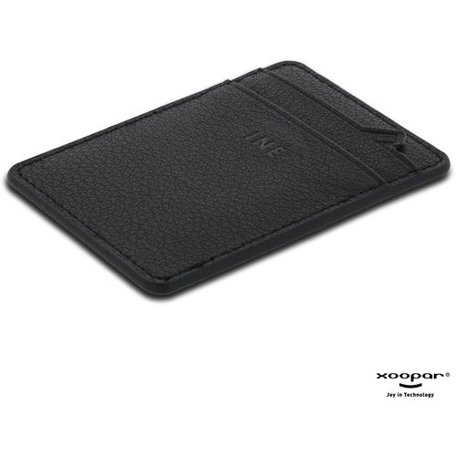 3198 | Xoopar Iné Mini NFC Wallet Recycled Leather (Art.-Nr. CA227086) - Magnetische Rückseite, kompatibel mi...