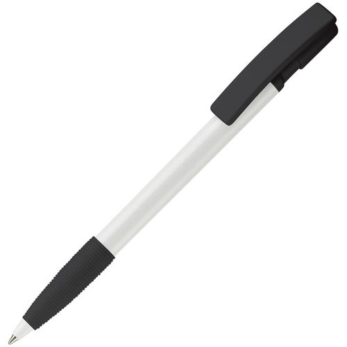 Kugelschreiber Nash Hardcolour mit Gummigriff (Art.-Nr. CA229387) - Kugelschreiber mit hardcolour Schaft,...