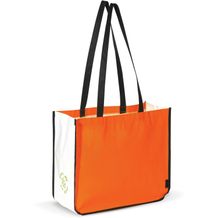 Einkaufstasche im Querformat PP Non-Woven 120g/m² (orange) (Art.-Nr. CA239955)