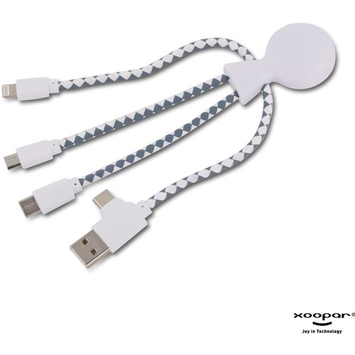 2081 | Xoopar Mr. Bio Charging cable (Art.-Nr. CA247518) - Mr. Bio ist ein Multiladekabel mit...