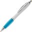 Kugelschreiber Hawaï weiß (Weiss / hellblau) (Art.-Nr. CA248662)