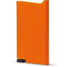 RFID Anti Skimming Kunststoff-Kartenhalter (orange) (Art.-Nr. CA271749)