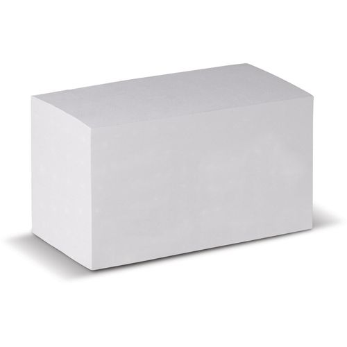 Rechteckiger Zettelblock 15x8x8.5cm (Art.-Nr. CA278184) - Block in Form eines Containers. Weiße...