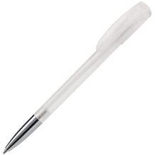 Kugelschreiber Deniro mit Metallspitze Frosty (Gefrostet Weiss) (Art.-Nr. CA300153)