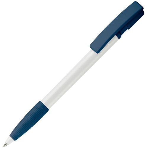Kugelschreiber Nash Hardcolour mit Gummigriff (Art.-Nr. CA302794) - Kugelschreiber mit hardcolour Schaft,...