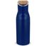 Isolier-Flasche mit Bambusdeckel, 500ml (dunkelblau) (Art.-Nr. CA304420)