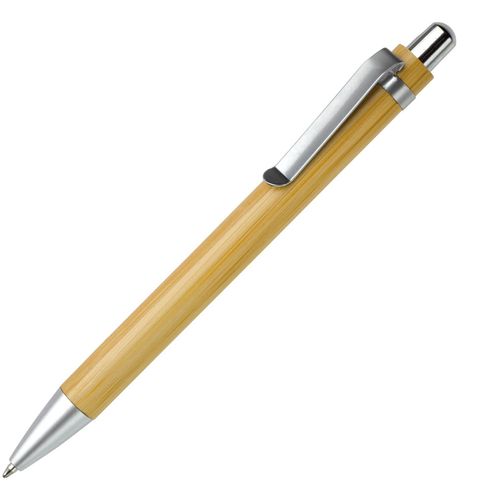 Bambus Kugelschreiber (Art.-Nr. CA307500) - Kugelschreiber aus Bambus Material mit...