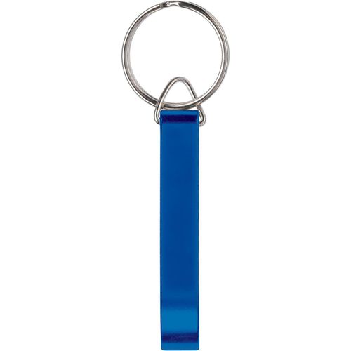 Schlüsselanhänger mit Öffner (Art.-Nr. CA318045) - Handlicher Aluminium-Schlüsselanhänger...