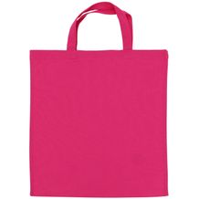 Einkaufstasche OEKO-TEX® 140g/m² 38x42 cm kurze Henkel (rosa) (Art.-Nr. CA320418)