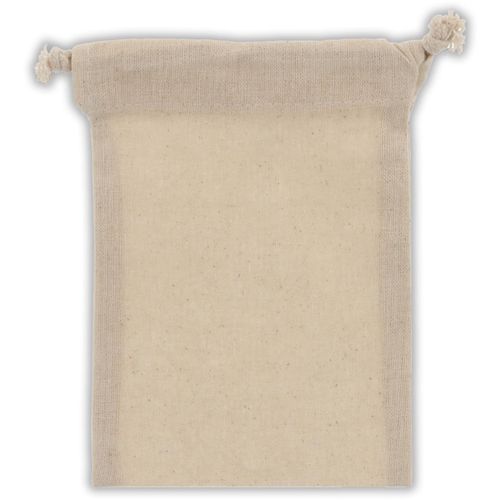 Zuziehbeutel OEKO-TEX® Baumwolle 140g/m² 10x14cm (Art.-Nr. CA330010) - Zuziehbeutel aus OEKO-TEX® Baumwolle....