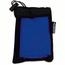Kühlendes Handtuch aus RPET-Material, 30x80cm (schwarz / blau) (Art.-Nr. CA352069)