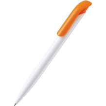 Kugelschreiber Modell Atlas Hardcolour (Weiss / orange) (Art.-Nr. CA361433)