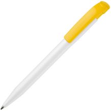 Kugelschreiber S45 Hardcolour (Weiss / Gelb) (Art.-Nr. CA364386)