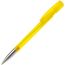 Kugelschreiber Nash Transparent mit Metallspitze (transparent gelb) (Art.-Nr. CA377911)