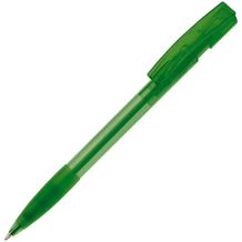 Kugelschreiber Nash Transparent mit Gummigriff (transparent grün) (Art.-Nr. CA392243)