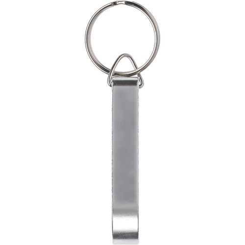Schlüsselanhänger mit Öffner (Art.-Nr. CA400870) - Handlicher Aluminium-Schlüsselanhänger...