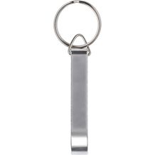 Schlüsselanhänger mit Öffner (silber) (Art.-Nr. CA400870)