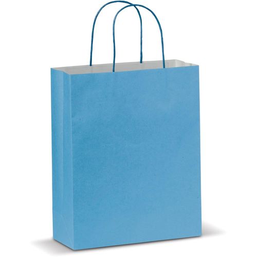 Mittlere Papiertasche im Eco Look 120g/m² (Art.-Nr. CA401201) - Mittelgroße matte Papiertragetasch...