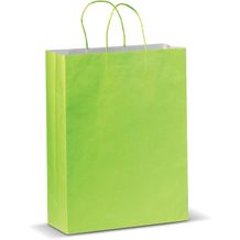 Große Papiertasche im Eco Look 120g/m² (hellgrün) (Art.-Nr. CA404978)