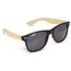 Justin RPC-Sonnenbrille mit Bambus UV400 (Schwarz) (Art.-Nr. CA406244)