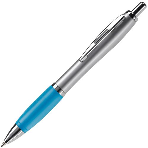 Kugelschreiber Hawaï Silver (Art.-Nr. CA418822) - Stilvoller silberfarbener Kugelschreiber...