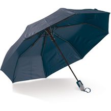 Zusammenfaltbarer 22 Regenschirm mit automatischer Öffnung (dunkelblau) (Art.-Nr. CA419558)