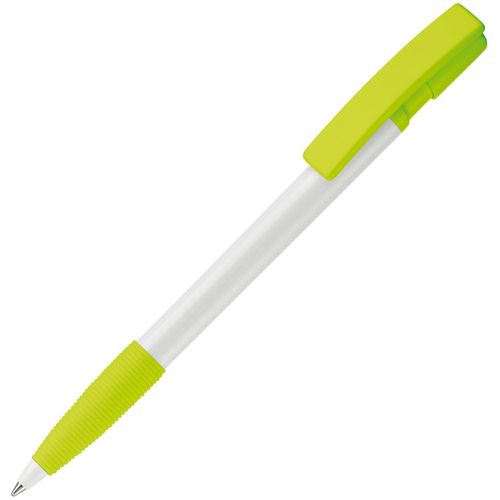 Kugelschreiber Nash Hardcolour mit Gummigriff (Art.-Nr. CA429522) - Kugelschreiber mit hardcolour Schaft,...