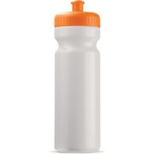 Sportflasche classic 750ml (Weiss / orange) (Art.-Nr. CA435380)