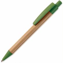 Kugelschreiber Bambus mit Weizenstroh Elementen (grün) (Art.-Nr. CA438237)
