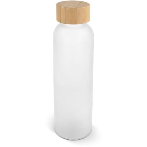 Wasserflasche Glas & Bambus 500ml (Art.-Nr. CA442025) - Umweltfreundliche 500-ml-Wasserflasche...