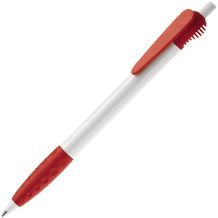 Kugelschreiber Cosmo Grip HC (Weiss / rot) (Art.-Nr. CA448891)