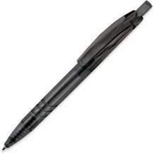 Kugelschreiber aus R-PET-Material (transparent schwarz) (Art.-Nr. CA453098)