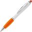 Kugelschreiber Hawaï Stylus weiß (Weiss / orange) (Art.-Nr. CA469453)