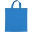 Einkaufstasche OEKO-TEX® 140g/m² 38x42 cm kurze Henkel (blau) (Art.-Nr. CA502179)