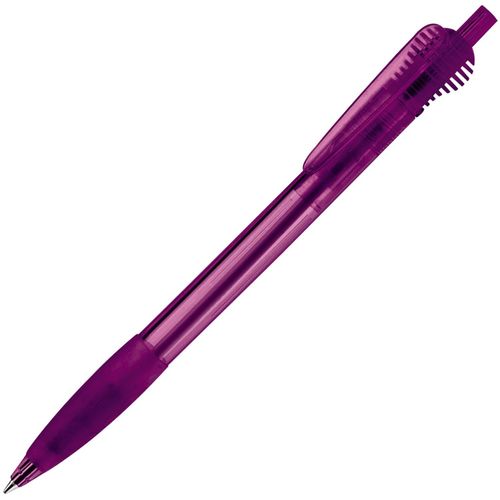 Kugelschreiber Cosmo Grip Transparent (Art.-Nr. CA503715) - Schlanker Toppoint Kugelschreiber mit...