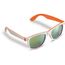 Sonnenbrille Jeffrey, zweifarbig UV400 (Weiss / orange) (Art.-Nr. CA506392)