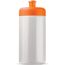 Sportflasche auf Biobasis 500ml basic (Weiss / orange) (Art.-Nr. CA509030)