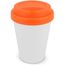 RPP Kaffeetasse Weißer Körper 250ml (Weiss / orange) (Art.-Nr. CA527261)