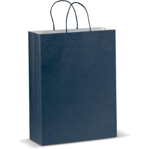Große Papiertasche im Eco Look 120g/m² (Art.-Nr. CA528807) - Großformatige matte Papiertragetasch...