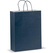 Große Papiertasche im Eco Look 120g/m² (dunkelblau) (Art.-Nr. CA528807)