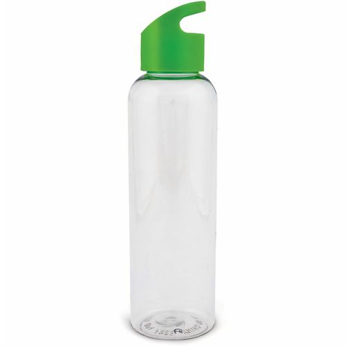 Loop Flasche transparent R-PET 600ml (Art.-Nr. CA529480) - Einwandige Trinkflasche hergestellt aus...