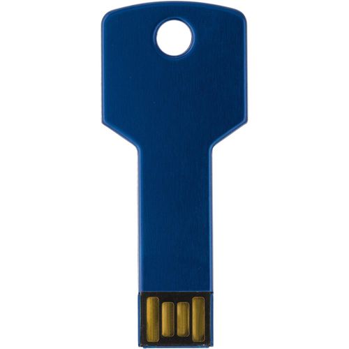 8GB USB-Stick Schlüssel (Art.-Nr. CA536520) - 8GB USB-Stick in Schlüsselform. Alumini...